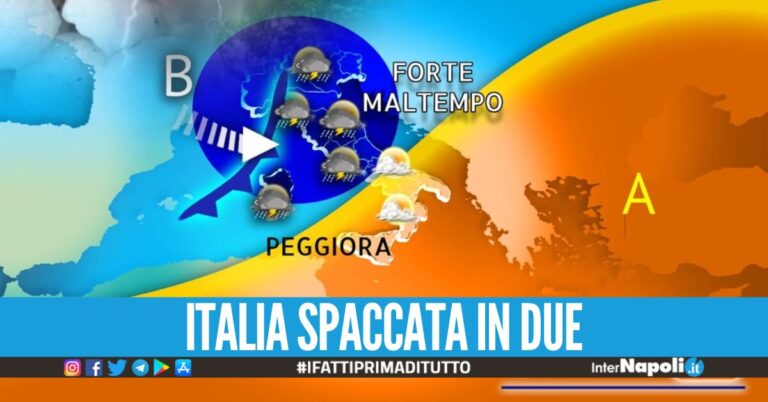 Temporali al Nord, caldo africano e temperature oltre i 30 gradi al Sud: le previsioni