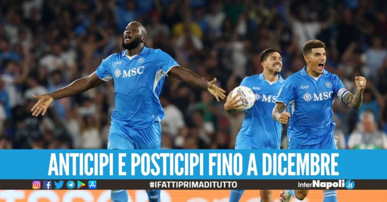 Juve-Napoli si giocherà sabato 21, azzurri in campo anche di martedì e venerdì: date e orari