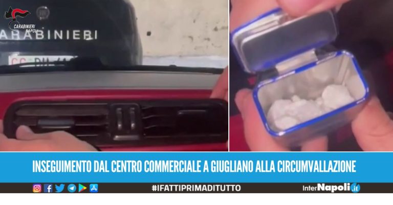 Nasconde la cocaina nel bocchettone dell'aria, pusher arrestato a Villaricca