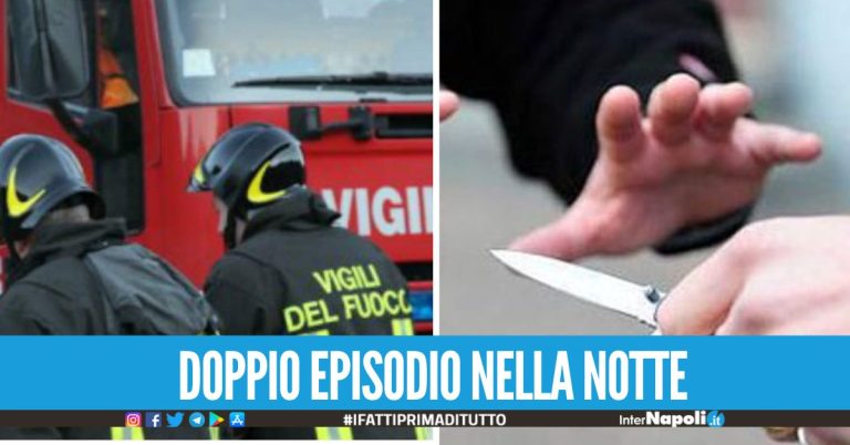 Notte di paura tra Scampia e Secondigliano giovane accoltellato e fiamme in noto negozio