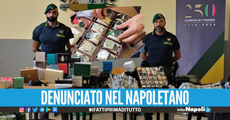 Sorpreso in auto con false borse di lusso, in casa aveva oltre 300 orologi pezzotti