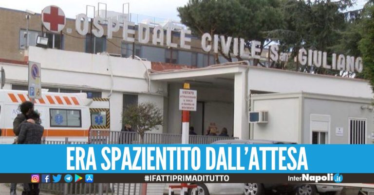 Distrusse il pronto soccorso dell’ospedale di Giugliano, paziente condannato a 4 mesi