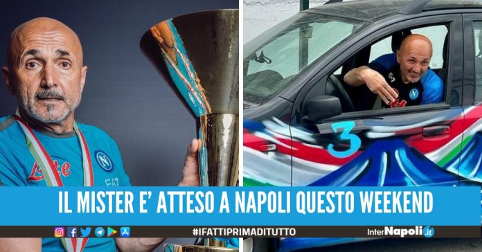 spalletti cuore d'oro, regala la panda dello scudetto all'ospedale santobono