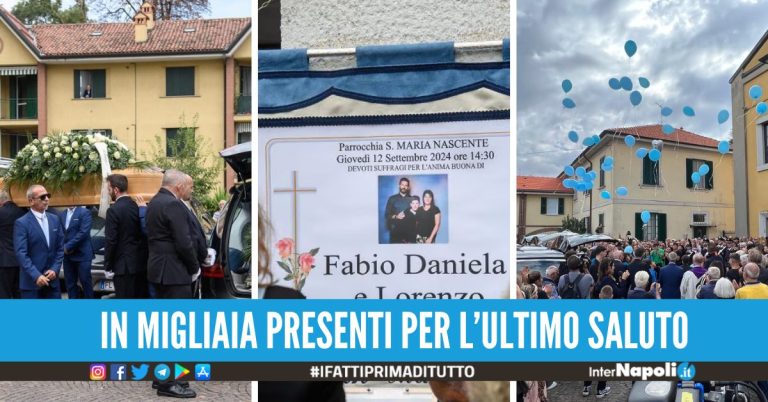 funerali strage di paderno