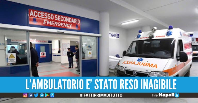 detenuto sfascia pronto soccorso ospedale del mare