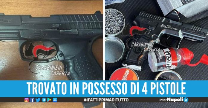 minaccia carabiniere softair cesa