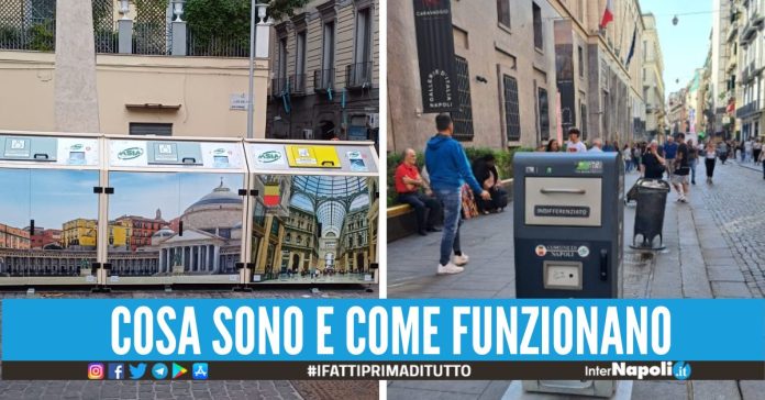 A Napoli la raccolta differenziata diventa tecnologica, installati i primi cassonetti e cestini "intelligenti"
