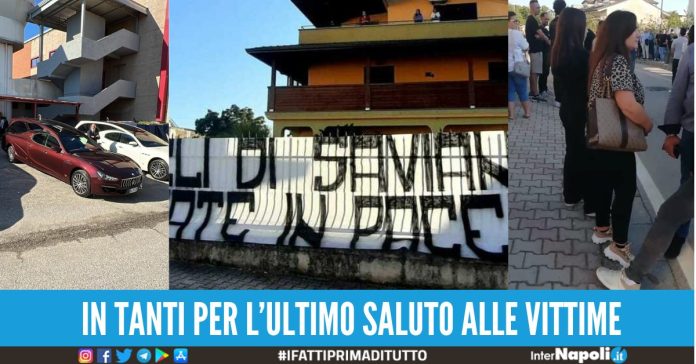 oggi è il giorno del dolore a saviano, folla e commozione ai funerali delle vittime