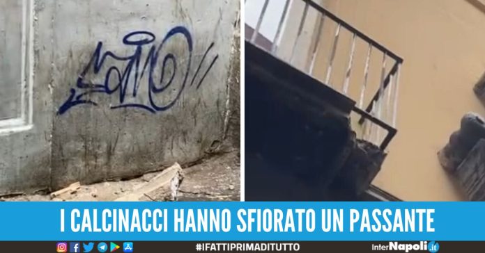 cornicione via benedetto croce napoli