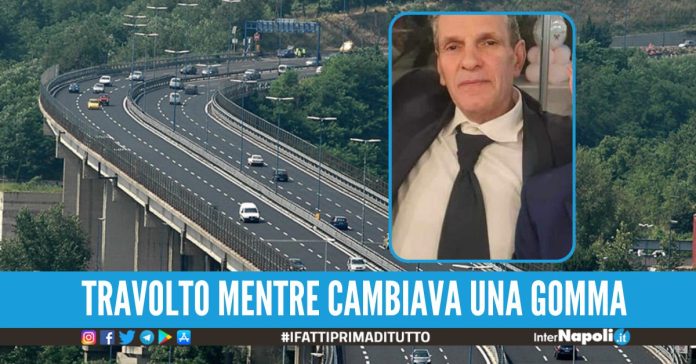 tragedia in tangenziale a napoli, costantino muore investito dal camion