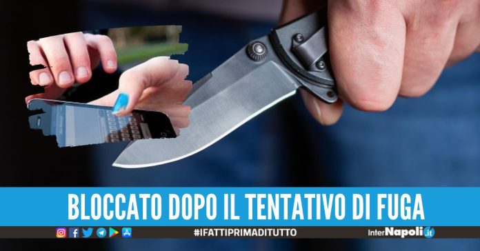 Ruba un cellulare e minaccia la vittima con un coltello, arrestato 31enne a Napoli