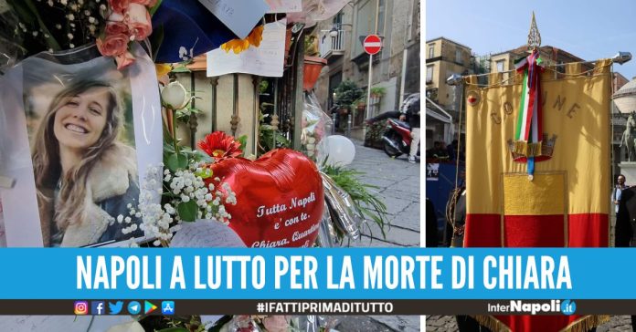 anche napoli sarà presente ai funerali di chiara jaconis, il gonfalone della città portato in chiesa a padova