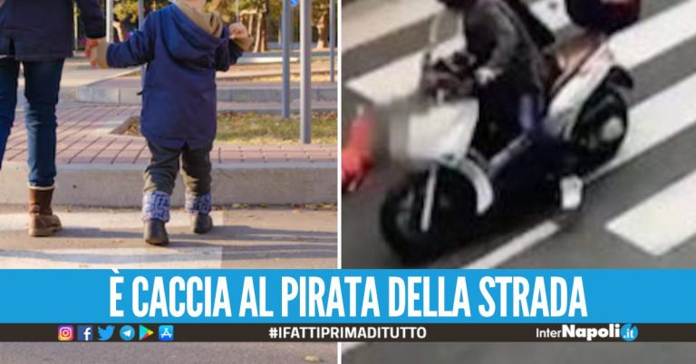 Pozzuoli, investe un bimbo di 3 anni sulle strisce e scappa: il piccolo è in prognosi riservata