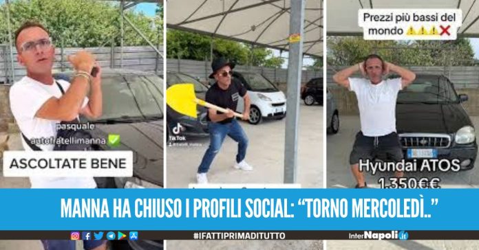 Profili social chiusi e viaggio in Albania, la reazione di Pasquale Manna dopo la chiusura della sua attività