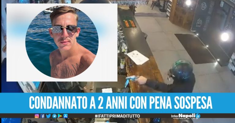 Rapina in tabaccheria in via Aniello Palumbo a Giugliano, pena sospesa per un 18enne