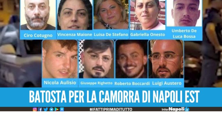 Scacco alla mala di Napoli Est, boss e ras condannati a due secoli di carcere