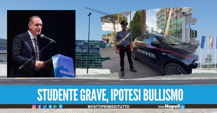 Studente precipitato dalla finestra della scuola a Torre del Greco, forse vittima di atti bullismo