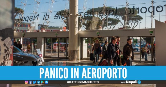 Vuole lanciarsi dal secondo piano dell'aeroporto donna salvata dai militari a Capodichino