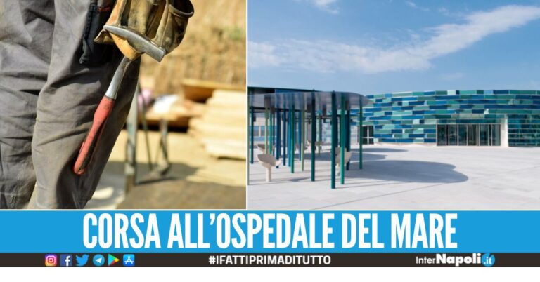 Incidente sul lavoro a Casoria, operaio precipita da 10 metri d'altezza