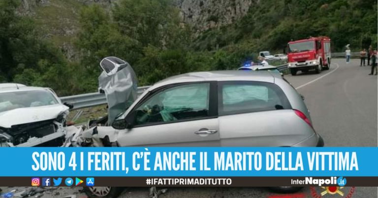 Schianto tra auto in Cilento, muore una donna residente a Napoli