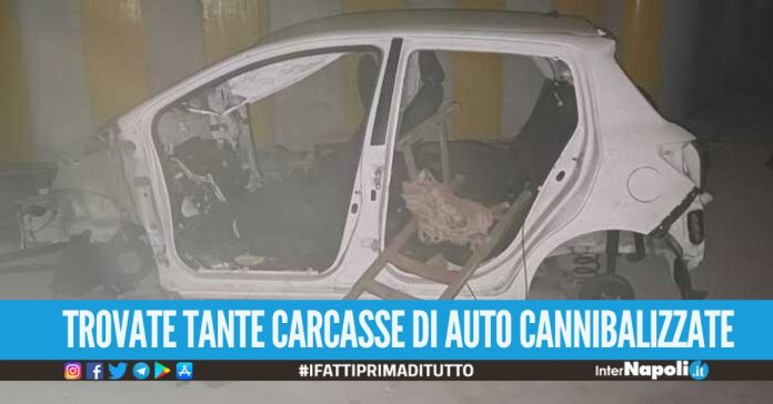 Furti d'auto a Napoli, scovato il 'cimitero' a Marianella