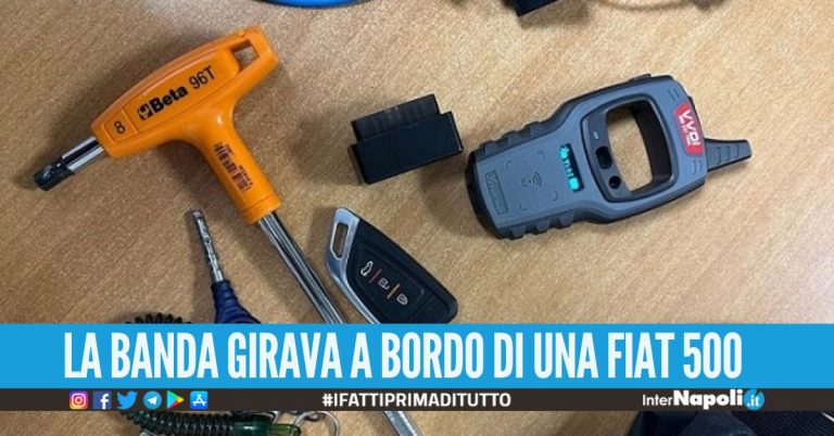 banda furti auto napoli benevento