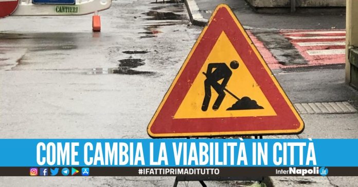 Da lunedì partono tanti cantieri a Napoli, decise le chiusure di strade e divieti