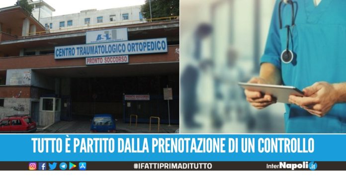 Caos al Cto a Napoli, paziente spunta in faccia all'infermiere