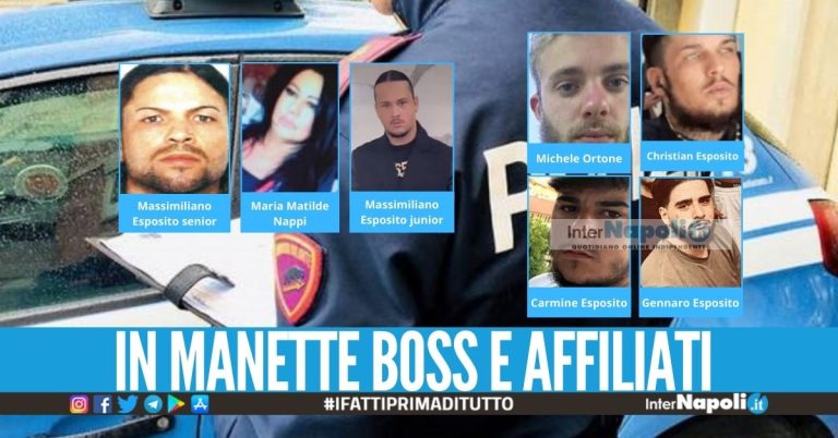 clan esposito nomi arrestati boss moglie figlio