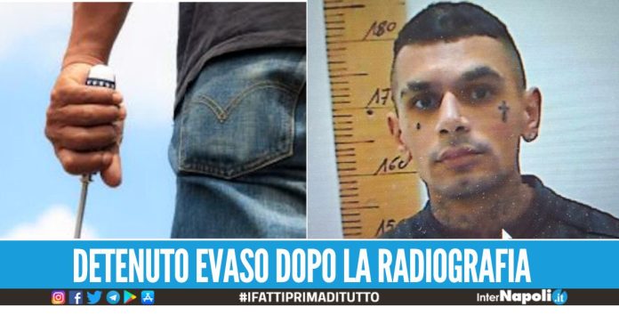 detenuto evaso carinola napoli
