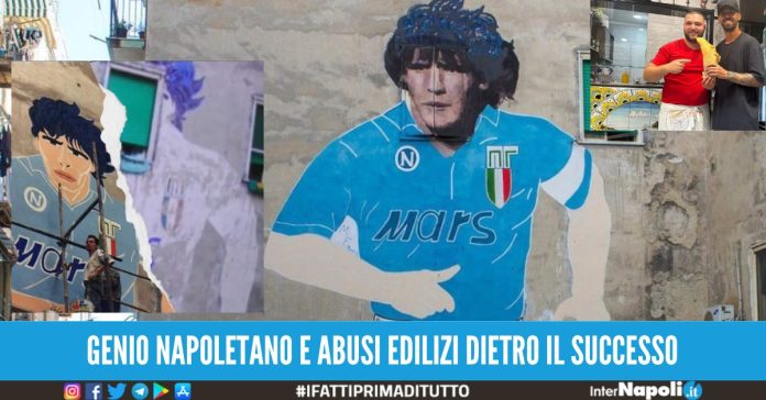 murales diego armando maradona quartieri spagnoli