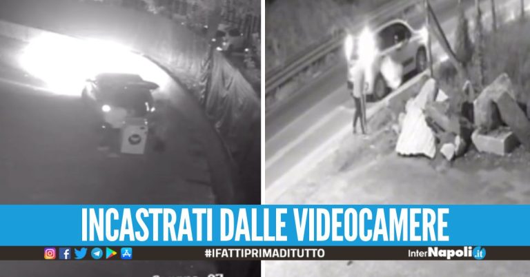Beccati a gettare rifiuti ingombranti in strada a Qualiano, denunciati cittadini 'zozzoni'