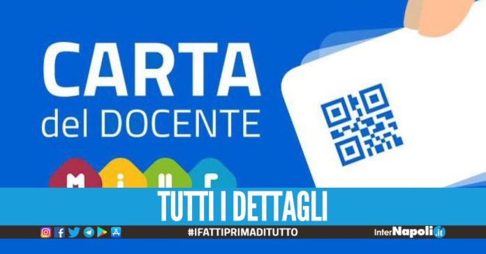 Carta del docente al via da oggi, come ottenere i 500 euro e a chi spetta