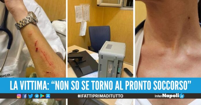Choc al Moscati di Aversa, lancia computer e stampante contro la dottoressa