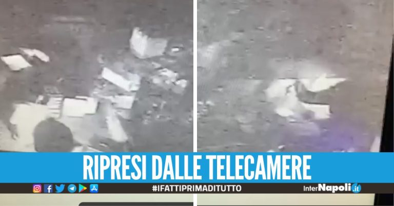 Furto nella caffetteria a Sant’Antimo, ladri in fuga col registratore di cassa