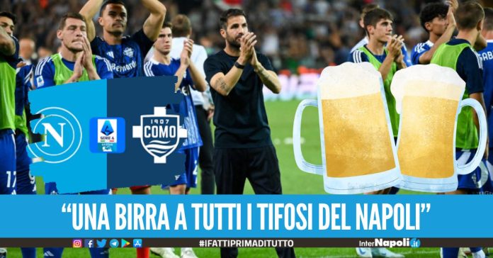 Como, birra gratis ai tifosi del Napoli al ritorno per ringraziarli dell'accoglienza al Maradona