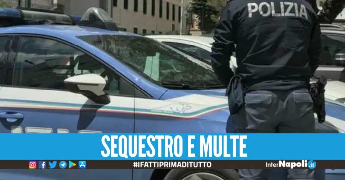 Controlli della polizia a Giugliano, identificate 59 persone e controllato 37 veicoli