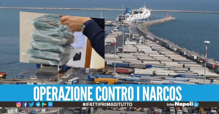 Carichi di cocaina dal Sudamerica al porto di Salerno, 14 arresti nel blitz