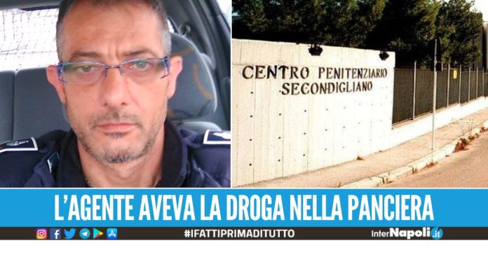 Agente arrestato nel carcere di Secondigliano, aveva 800 grammi di hashish