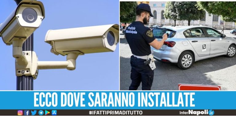 In arrivo oltre 100 telecamere a Napoli, leggeranno le targhe