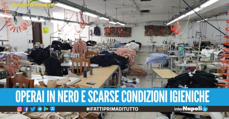 Falso 'Made in Italy' fabbricato nel Napoletano, sequestrati 33mila capi d'abbigliamento