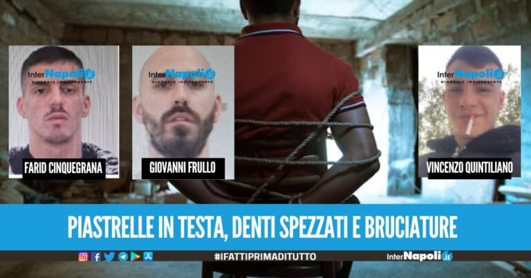 Sequestrato e picchiato per 30 ore dalla camorra, 4 arresti a Napoli