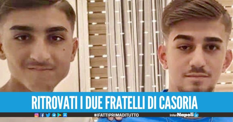 Lacrime ma di gioia per Biagio e Domenico, i due fratelli sono tornati a Casoria