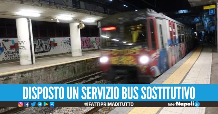 Disagi del maltempo sulla Circumvesuviana, i treni da Napoli si fermano a Pompei