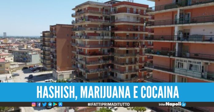 Droga ai Palazzi Cirio a Mondragone arrestate due donne di 45 e 24 anni