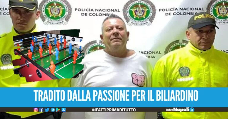 È stata la passione per il biliardo a tradire il boss della camorra Gustavo Nocella.  Arrestato a Medellin, in Colombia