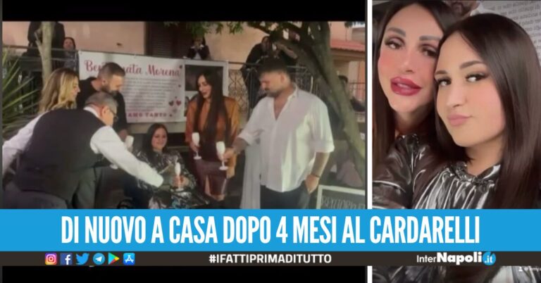 Festa a Napoli per Morena, la 16enne vittima di un pirata della strada è tornata a casa