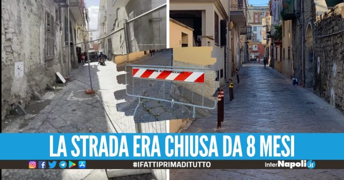 Fine dell'incubo per gli automobilisti a Calvizzano, riapre via Vittorio Emanuele III