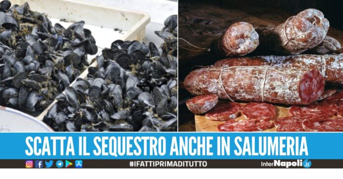Frutti di mare 'pericolosi' a Secondigliano, sequestrati 40 kg in pescheria