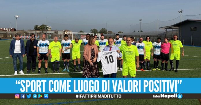 I detenuti di Secondigliano calciatori per un giorno, partita ad Acerra